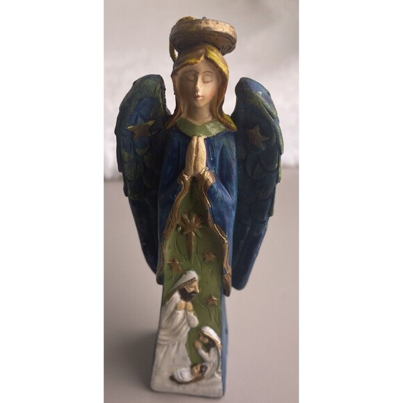 Christmas Baby Jesus With Mary Joseph With Holy Angel Holy Family Ornament - Picture 2 of 12